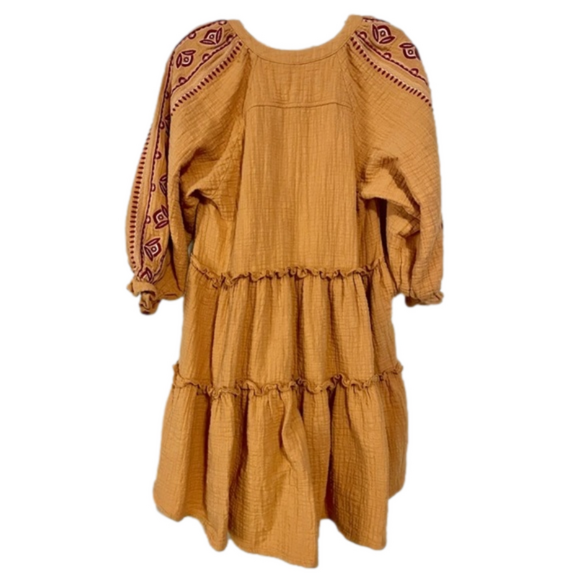 - Code X Mode size medium embroidered tiered dress - Picture 8 of 8